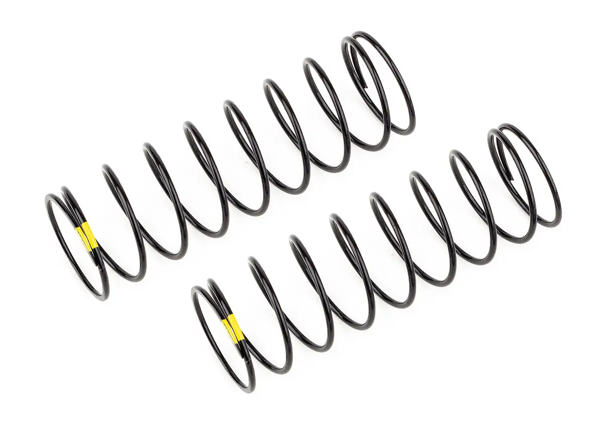 Team Associated 13Mm Rear Shock Springs, Yellow 2.3Lb/In, L61, 9.5T, 1.2D (Ass91951) 1
