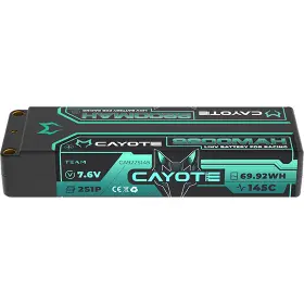 Cayote Racing Lipo Battery, 145C, 9200Mah, 7.6V, 69.92Wh 1