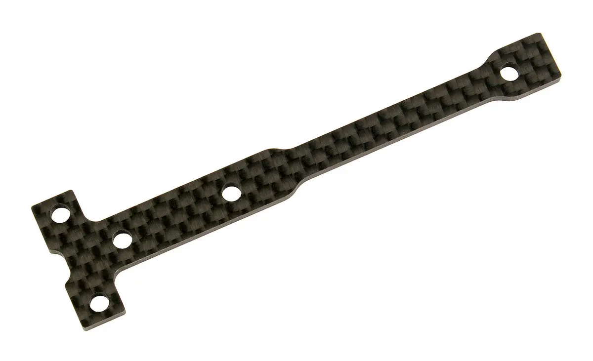 Team Associated Rc10b74 Front Chassis Brace Support, 2.5Mm, Carbon Fiber (Ass92114) 1