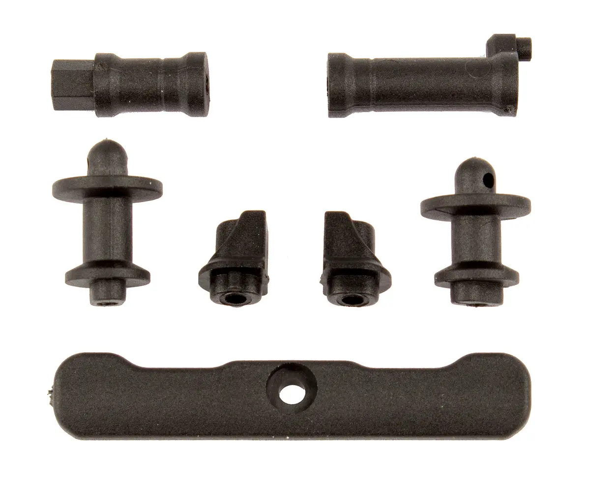 Team Associated Rc10b74 Bumper And Post Set (Ass92242) 1