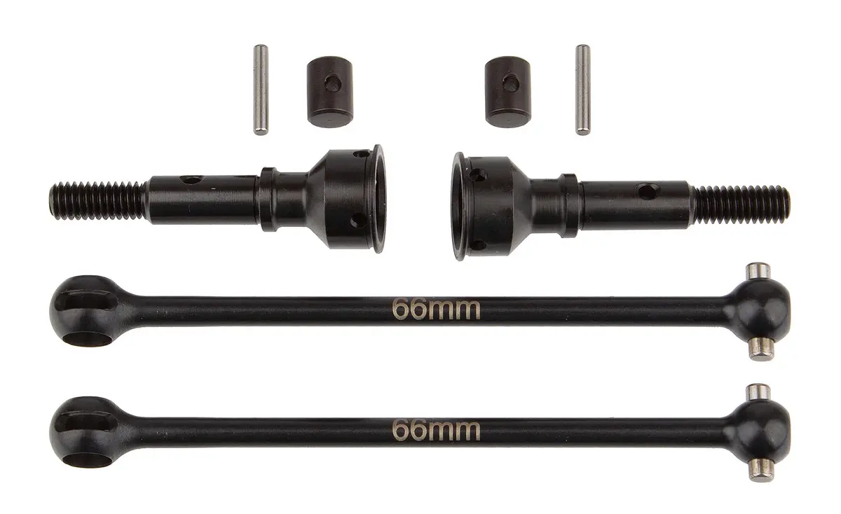 Team Associated Rc10b74.1 Rear Cva Set, 66Mm (Ass92299) 1