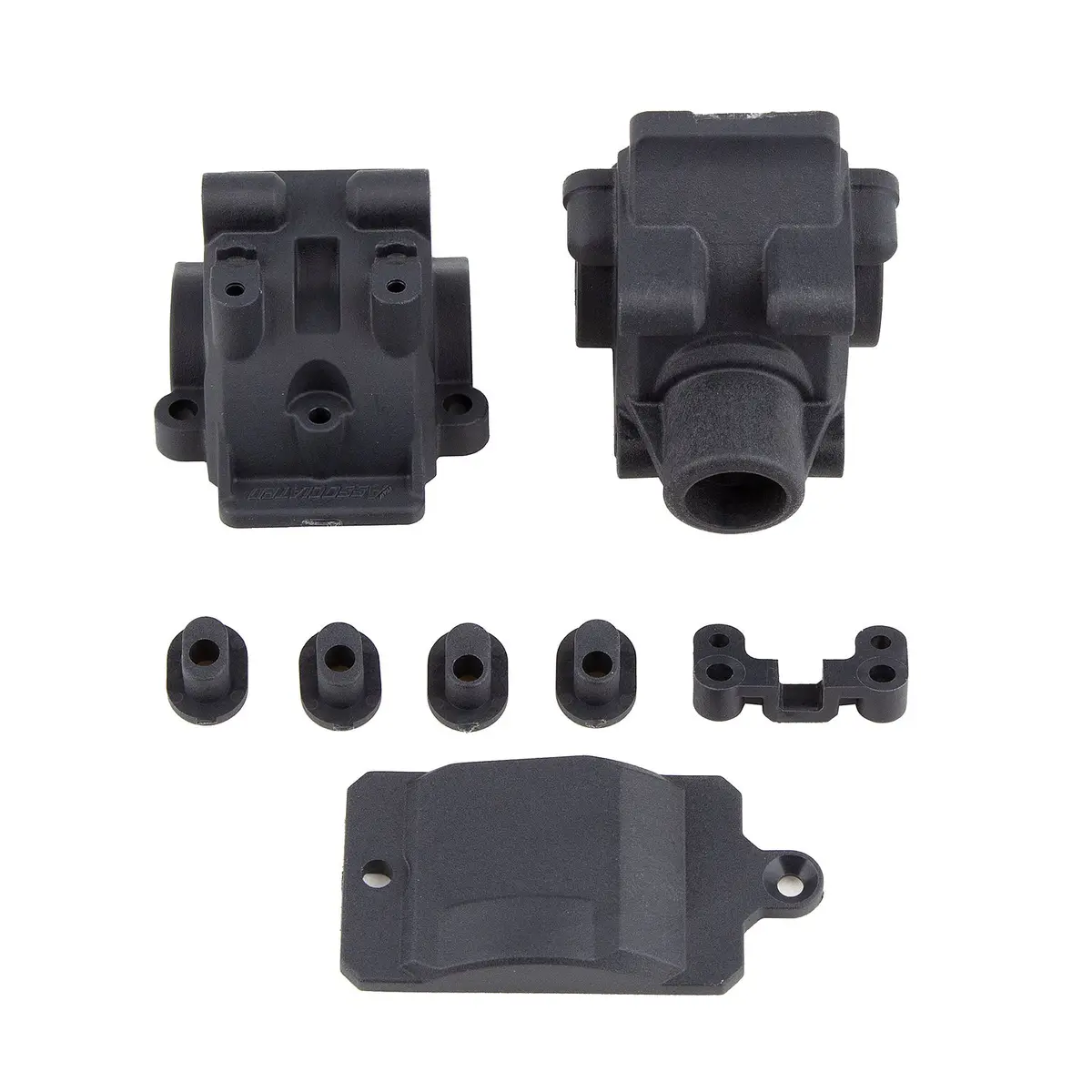Rc10b74 Ft Gearbox, Carbon (Ass92301) 1