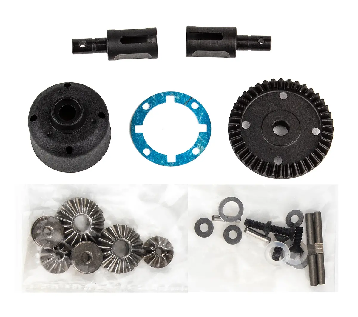 Team Associated Rc10b74.1 Ltc Differential Set, Front And Rear (Ass92354) 1