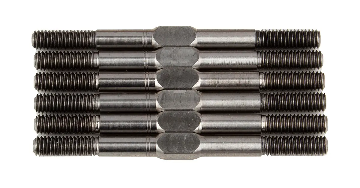 Rc10b6.4 Ft Titanium Turnbuckle Set, 3.5Mm (Ass92360) 1