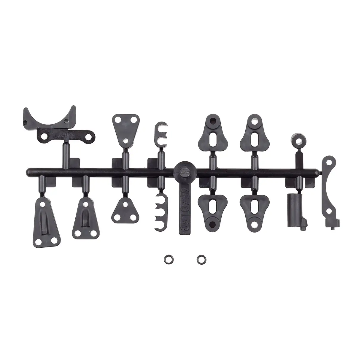 Rc10b84 Battery Holder And Fan Mount Set 1