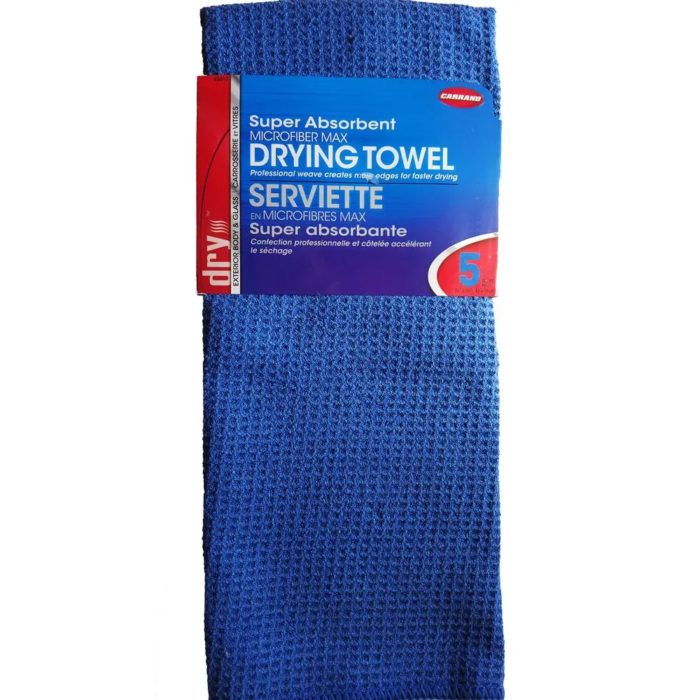 Carrand Microfiber Max Drying Towel (Waffle 61X76cm) 1