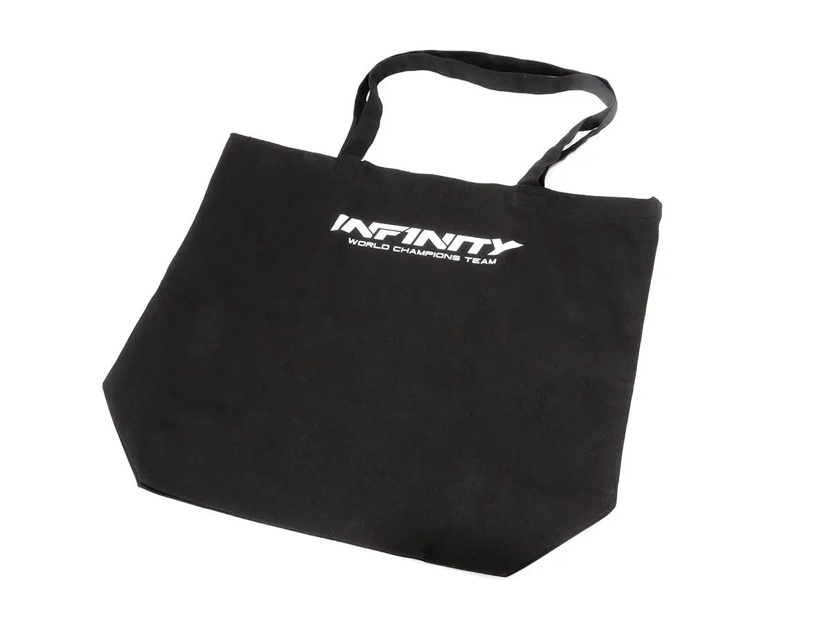 Infinity Canvas Tote Bag (Black / L Size) A0073 1