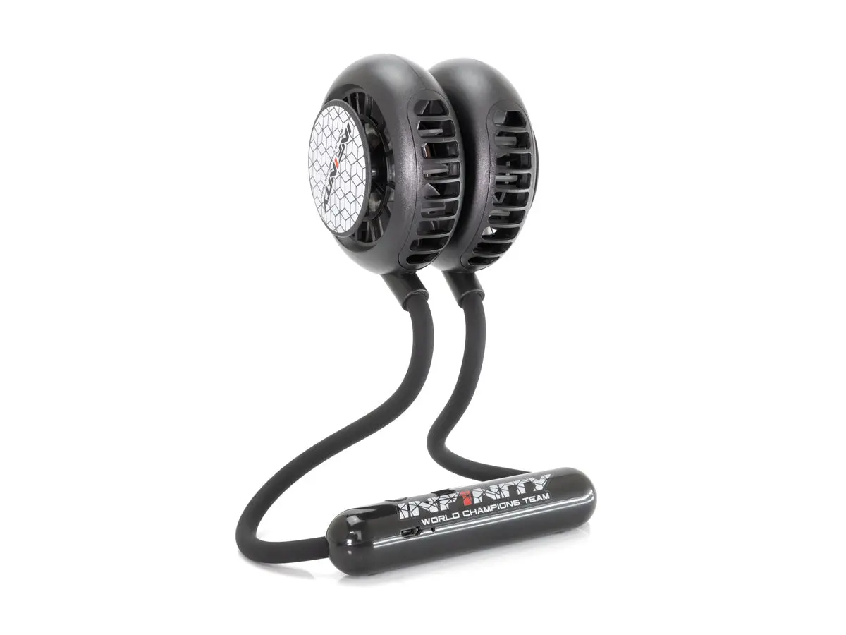 A0074 Infinity Team Neck Fan (Black) 2