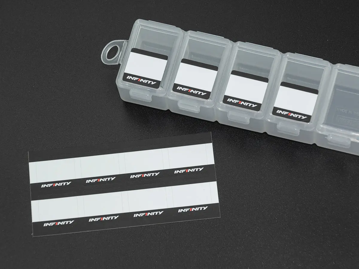 Infinity Small Parts Case Set (8 Compartments / 8Pcs) A0077-8 1