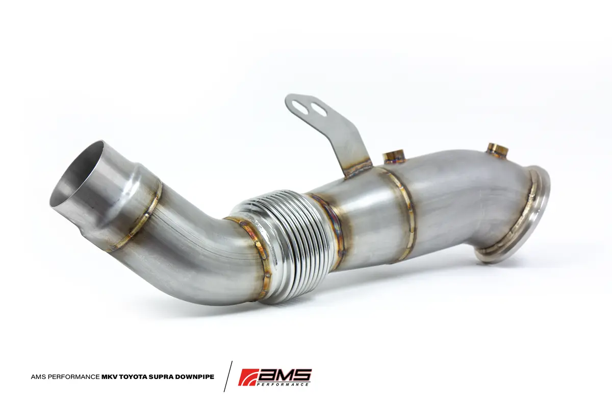 Ams Performance Toyota Gr Supra Stainless Steel Race Downpipe Mkv/A90 1