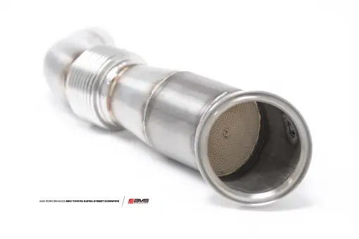 Ams Performance Street Downpipe With Gesi Catalytic Converter For 2020 Toyota Supra Gr A90 Mkv 2