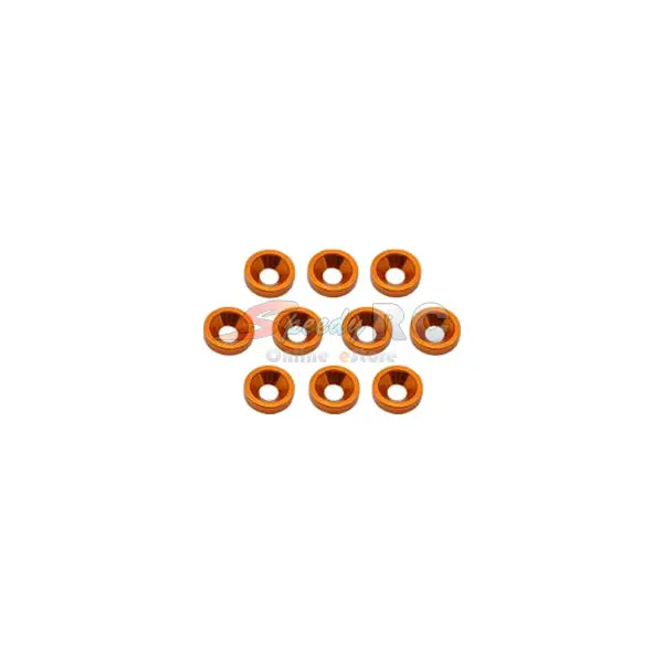 Arrowmax Alu M4 Countersink Washer-Orange (10) Am-020042 1