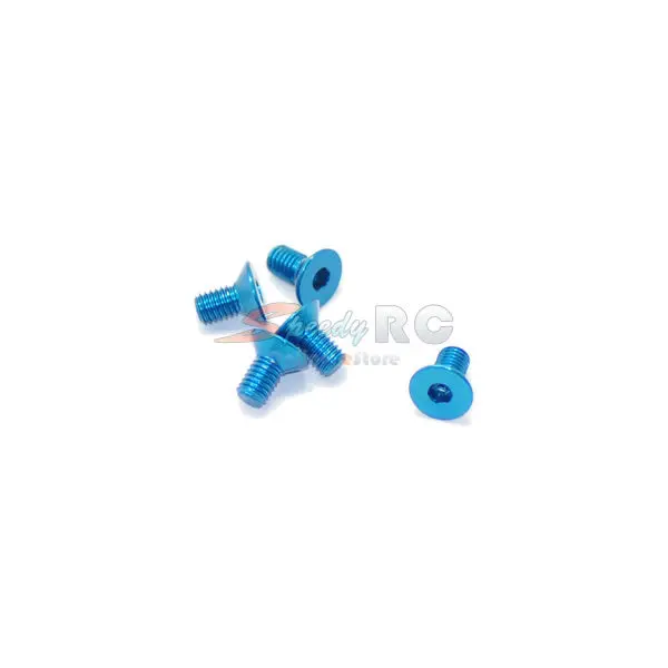 Arrowmax Alu Screw Allen Countersunk M3x6 Blue Am-14Cs3006-B 1