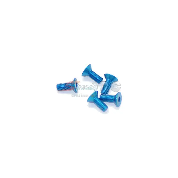 Arrowmax Alu Screw Allen Countersunk M3x8 Blue Am-14Cs3008-B 1