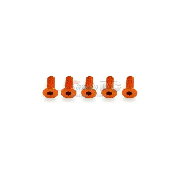 Arrowmax Alu Screw Allen Countersunk M3x8 Orange Am-14Cs3008-O 1