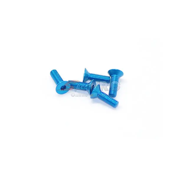 Arrowmax Alu Screw Allen Countersunk M3x10 Blue Am-14Cs3010-B 1