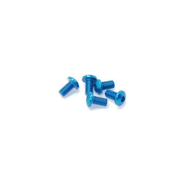 Arrowmax Alu Screw Allen Roundhead M3x6 Blue (7075) 1