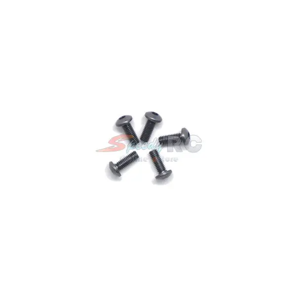 Arrowmax Alu Screw Allen Roundhead M3x8 Gray (7075) 1