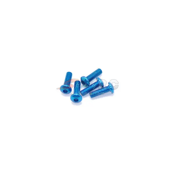 Arrowmax Alu Screw Allen Roundhead M3x10 Blue (7075) 1