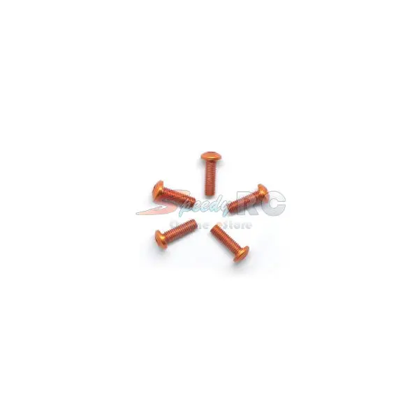 Arrowmax Alu Screw Allen Roundhead M3x10 Orange (7075) 1