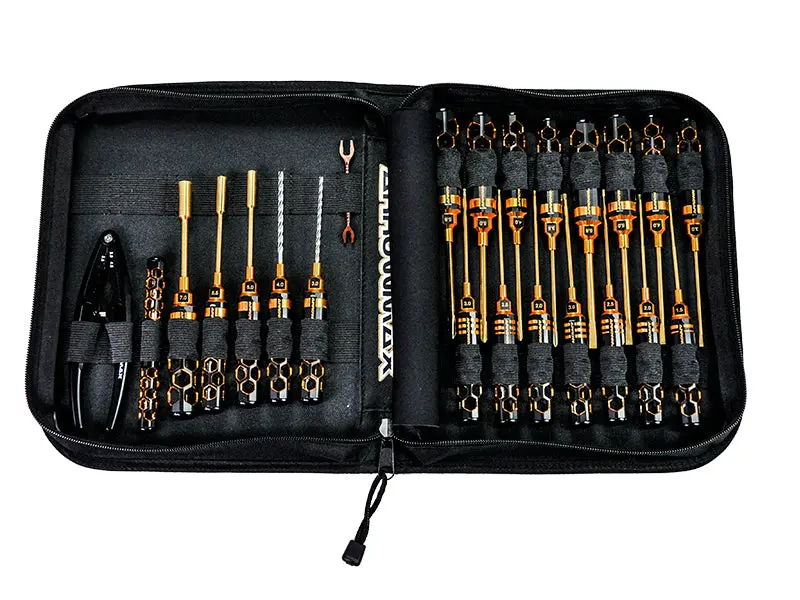 Arrowmax Am Toolset (23Pcs) With Tools Bag Black Golden 1