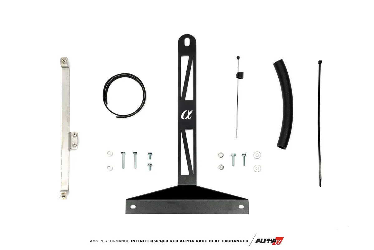 Ams Performance Infiniti Q50 / Q60 Red Alpha Race Heat Exchanger 2