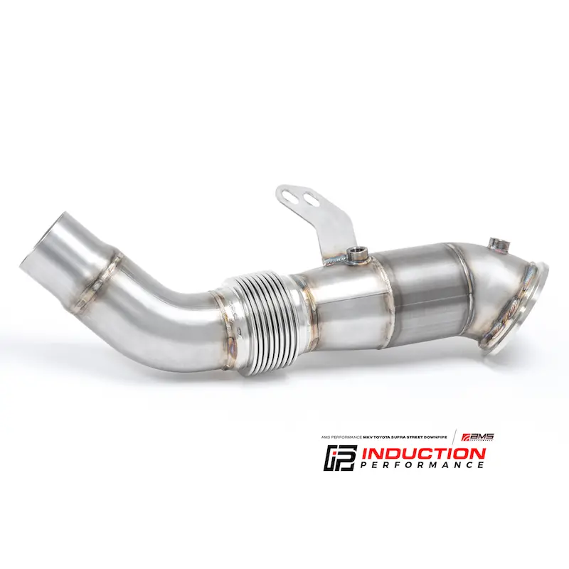 Ams Performance Street Downpipe With Gesi Catalytic Converter For 2020 Toyota Supra Gr A90 Mkv 1
