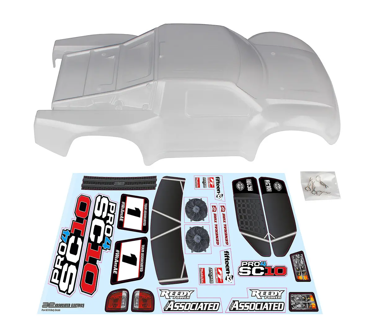 Pro4 Sc10 Contender Body, Clear 1