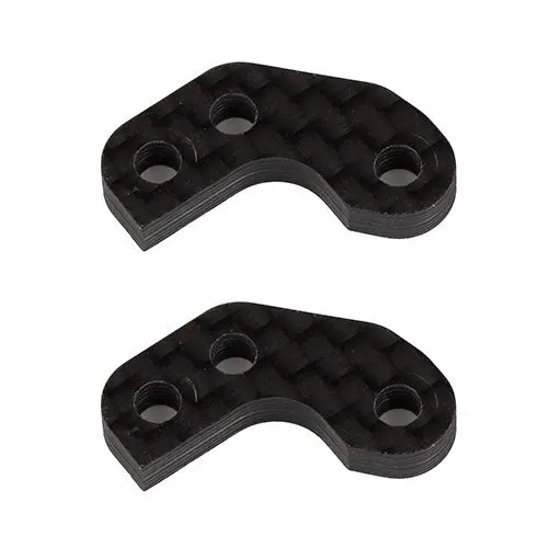 Rc10b7 Ft Caster Block Link Mount Set, -1Mm, Carbon Fiber (Ass92468) 1