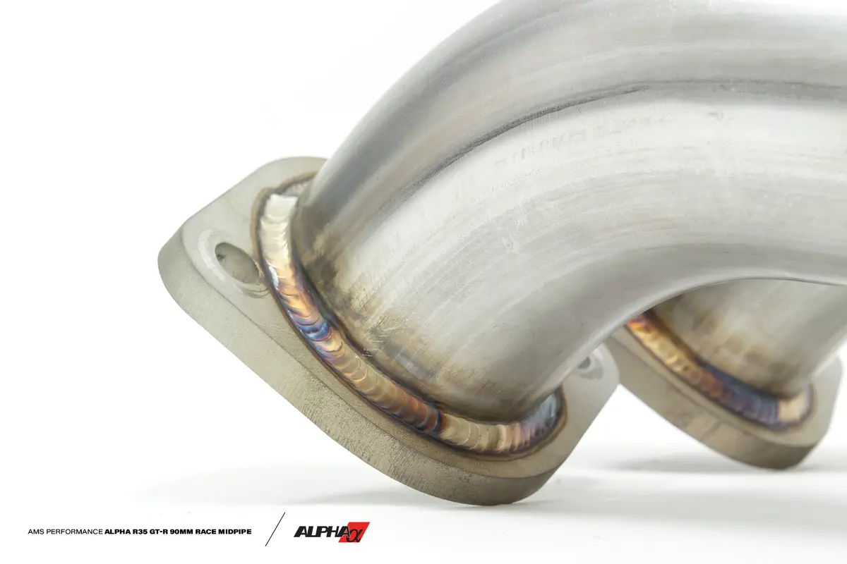 Alpha Performance 90Mm Race Midpipe For Nissan Gtr R35 Vr38 2