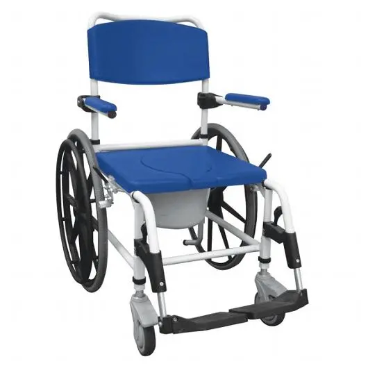 Aluminum Rehab Shower Commode Chair 1