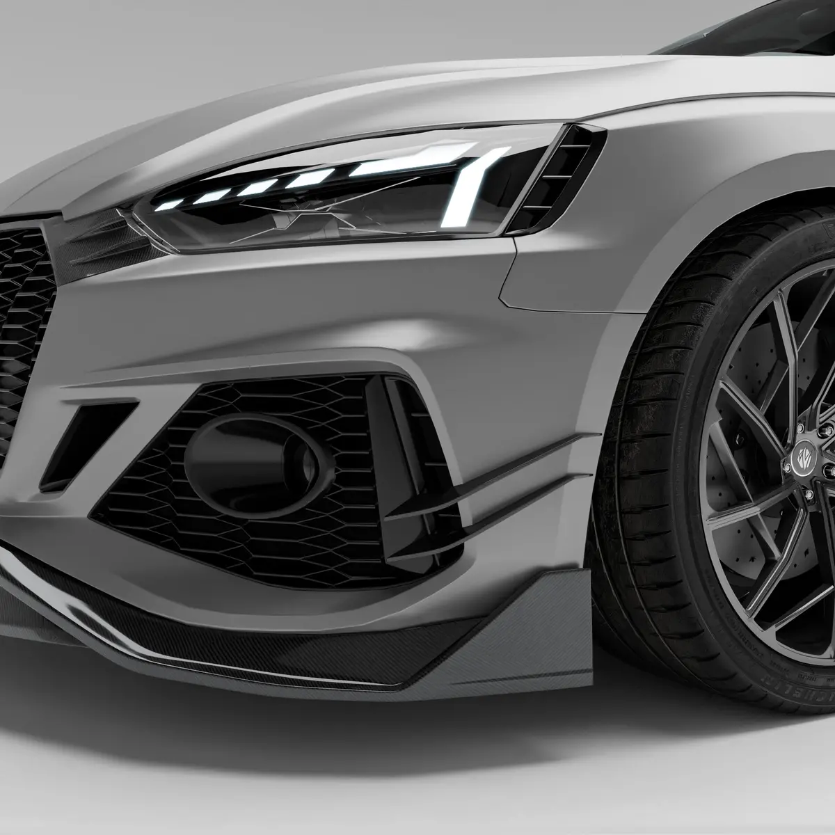 Audi Rs5 B9.5 Facelift Sportback Carbon Fiber Canards 1