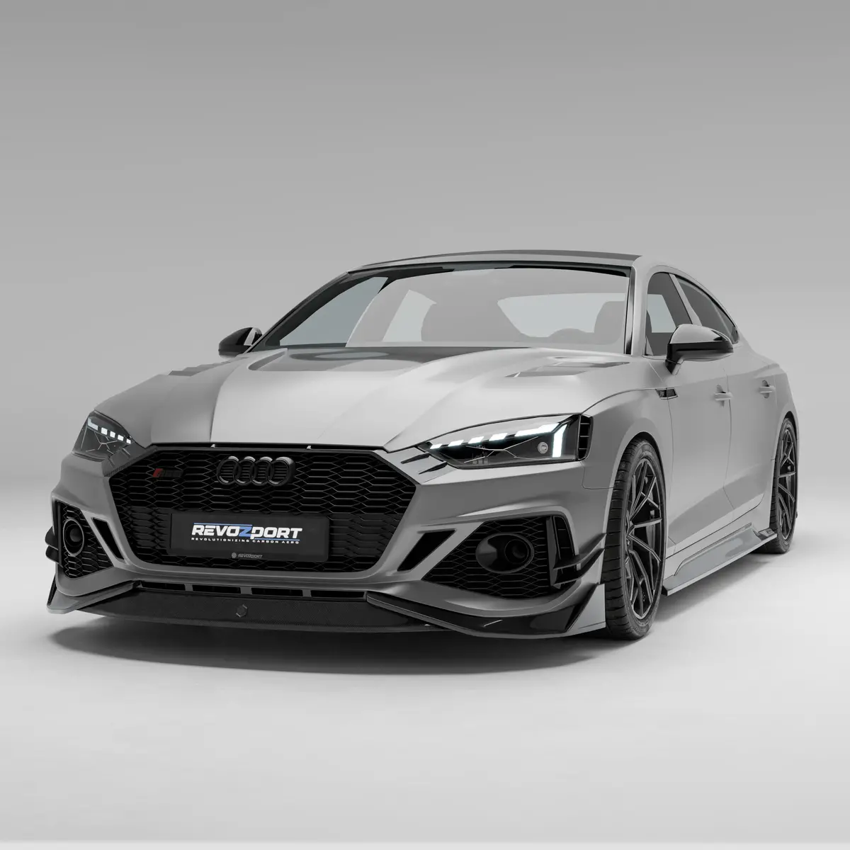 Audi Rs5 B9.5 Facelift Sportback Carbon Fiber Front Lip 1