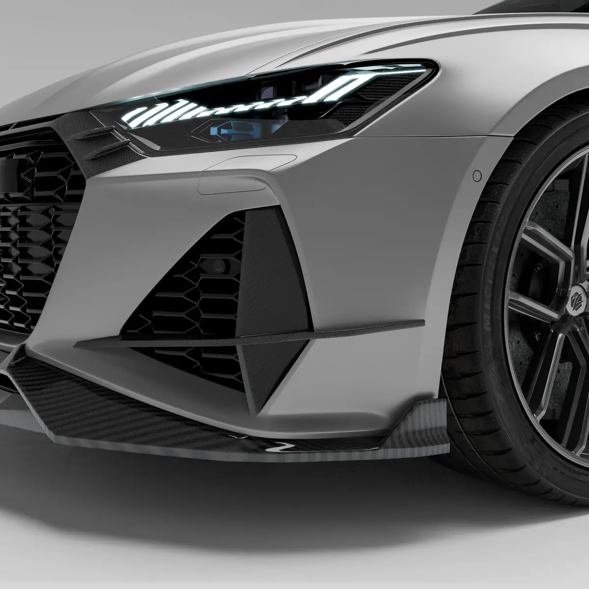 Audi Rs6 C8 Carbon Fiber Canards 1