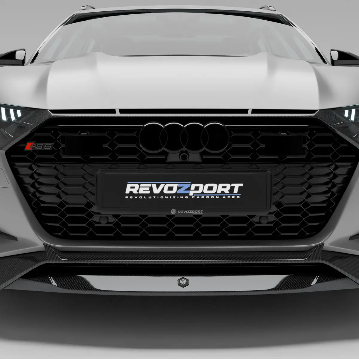 Audi Rs6 C8 Carbon Fiber Front Grill 1