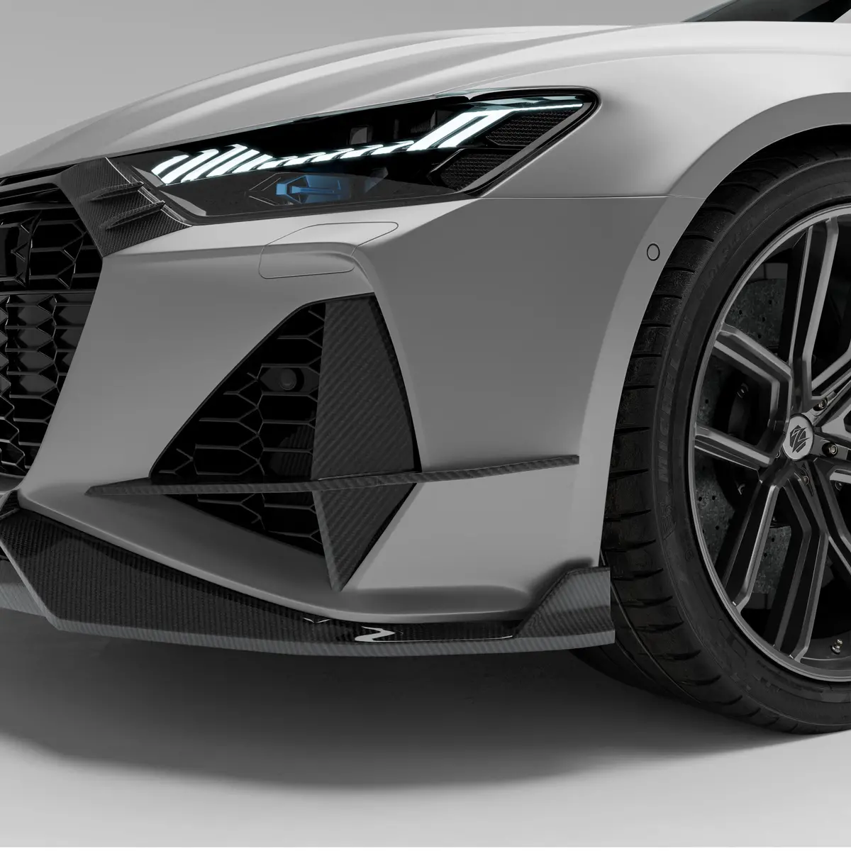 Audi Rs7 C8 Carbon Fiber Canards 1