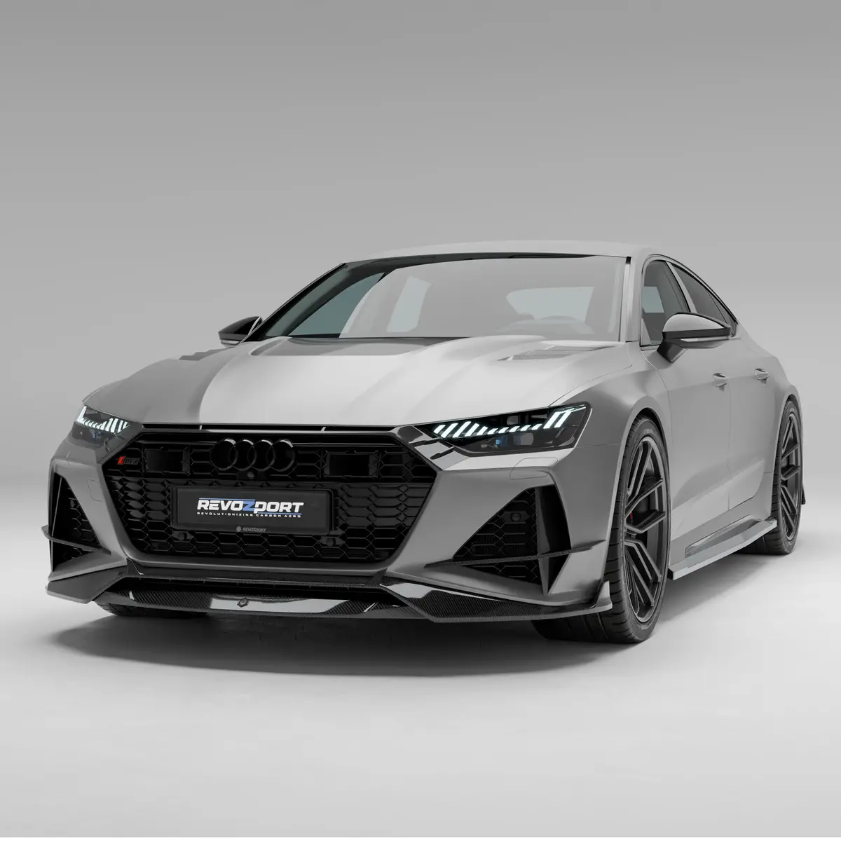 Audi Rs7 C8 Carbon Fiber Front Lip 1