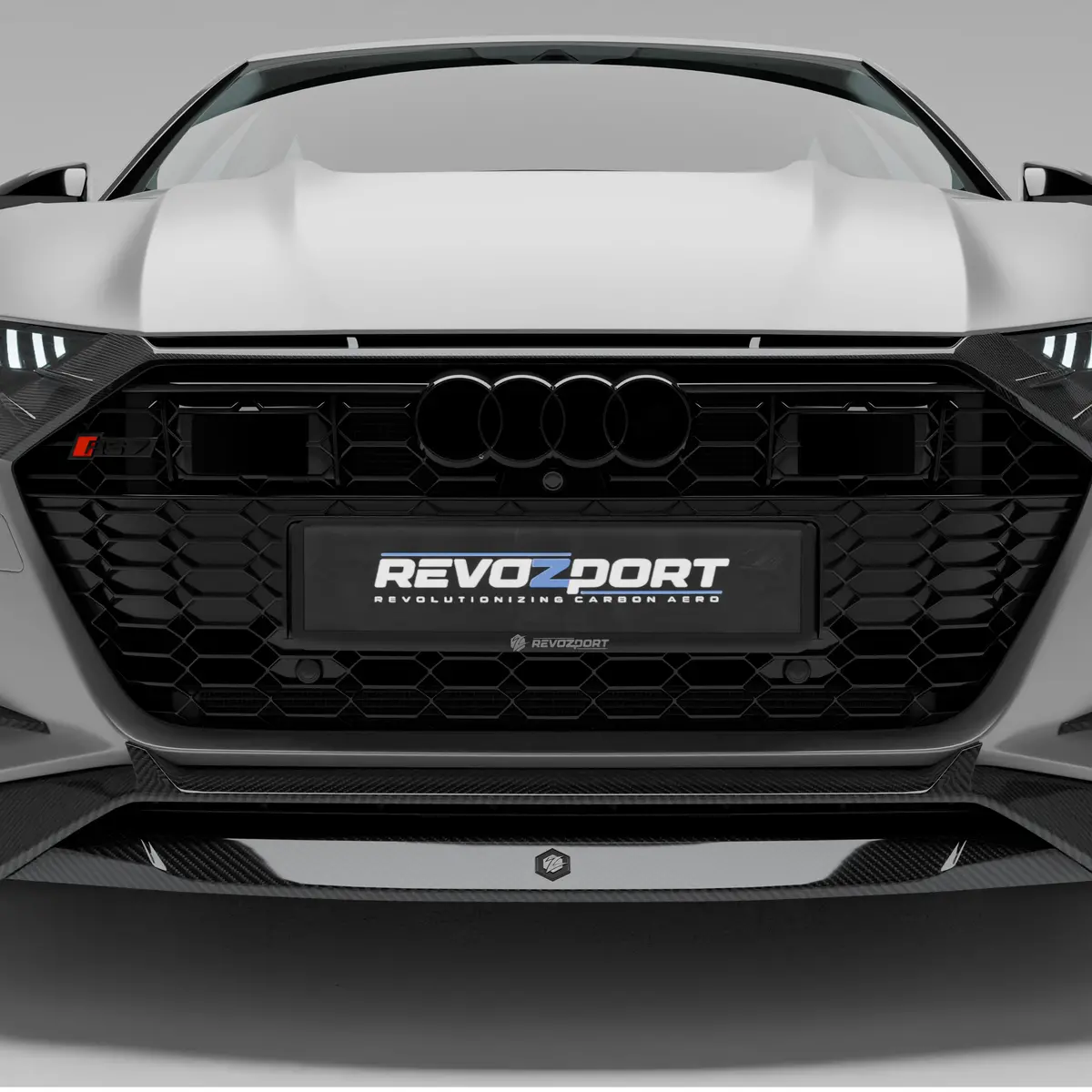 Audi Rs7 C8 Sportback Carbon Fiber Front Grill 1