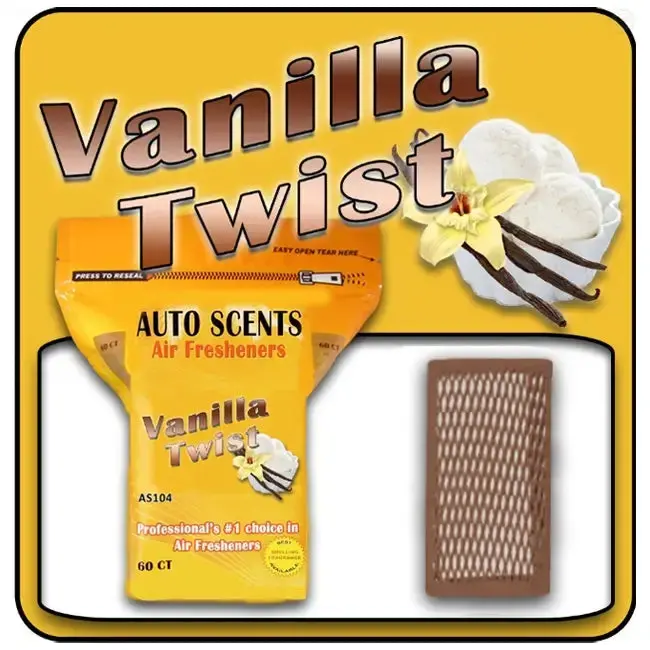Autoscents Vanilla Twist Scent Pads 60 Count Bag 1