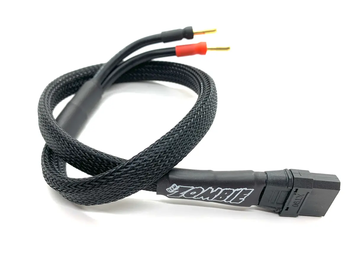 Xt90 To 4Mm Charging Lead (Black Wrapped, 500Mm) 1