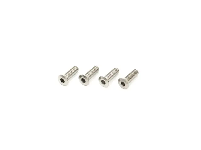 [B01310st] M3x10mm Titanium Slim Head Screw (4Pcs) 1