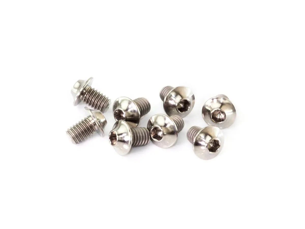 Infinity M4x6mm Titanium Ufo Head Screw (8Pcs) B01406u-T 1
