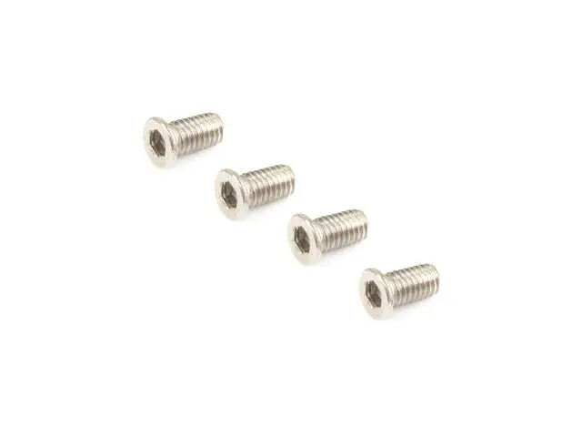 <B02306s> M3x6mm Stainless Thin Flat Head Screw (4Pcs) 1