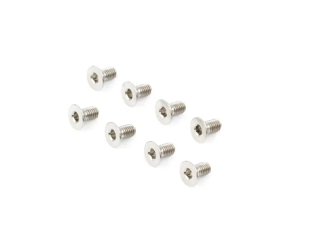 <B02306t> M3x6mm Mc Titanium Flat Head Screw (8Pcs) 1