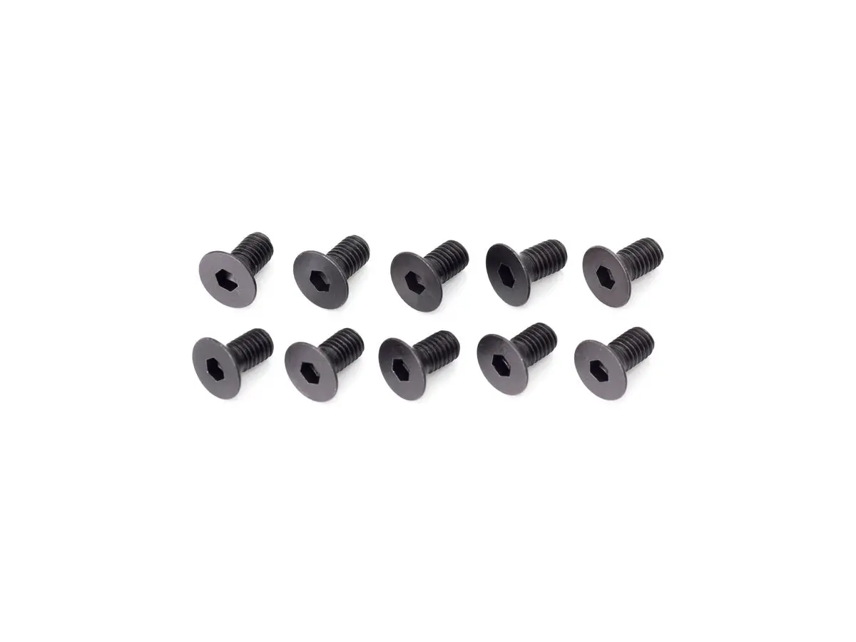 B02306 - M3x6mm Flat Head Screw (10Pcs) 1
