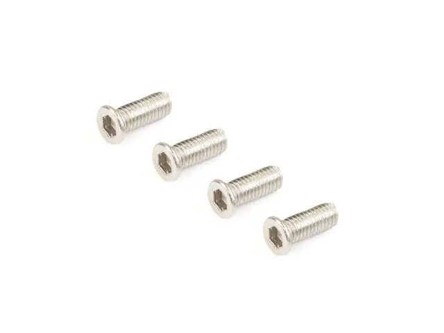 <B02308s> M3x8mm Stainless Thin Flat Head Screw (4Pcs) 1