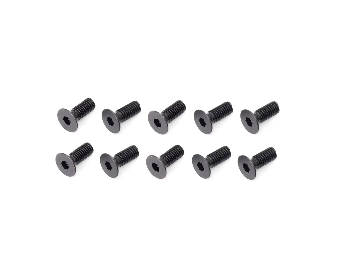 B02308 - M3x8mm Flat Head Screw (10Pcs) 1