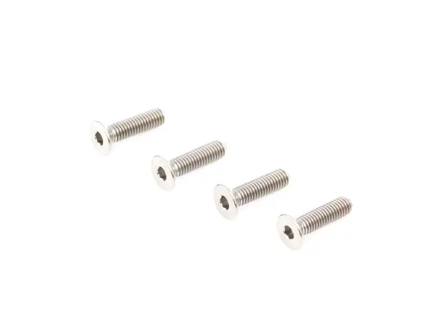 <B02312t> M3x12mm Mc Titanium Flat Head Screw (4Pcs) 1