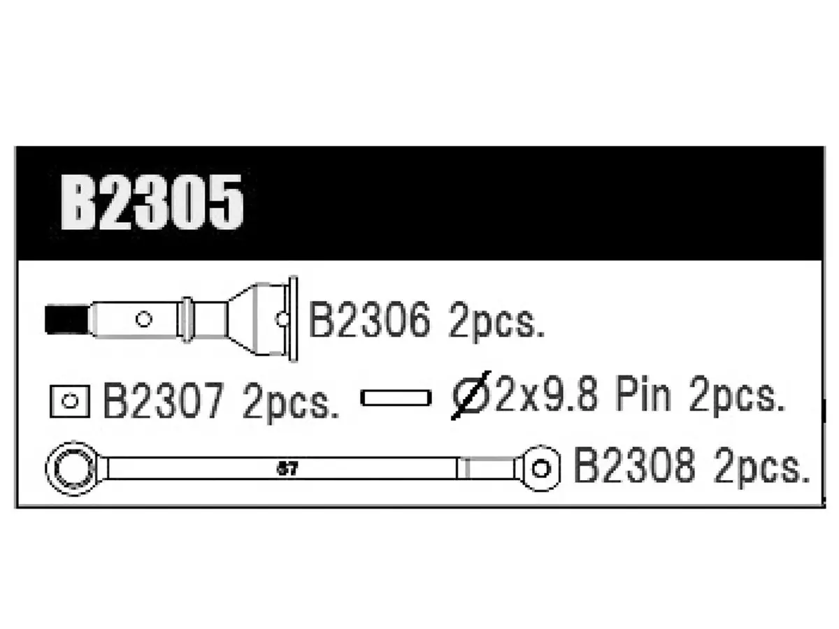 B2305 Cva Drive Shaft Kit Msb1 1