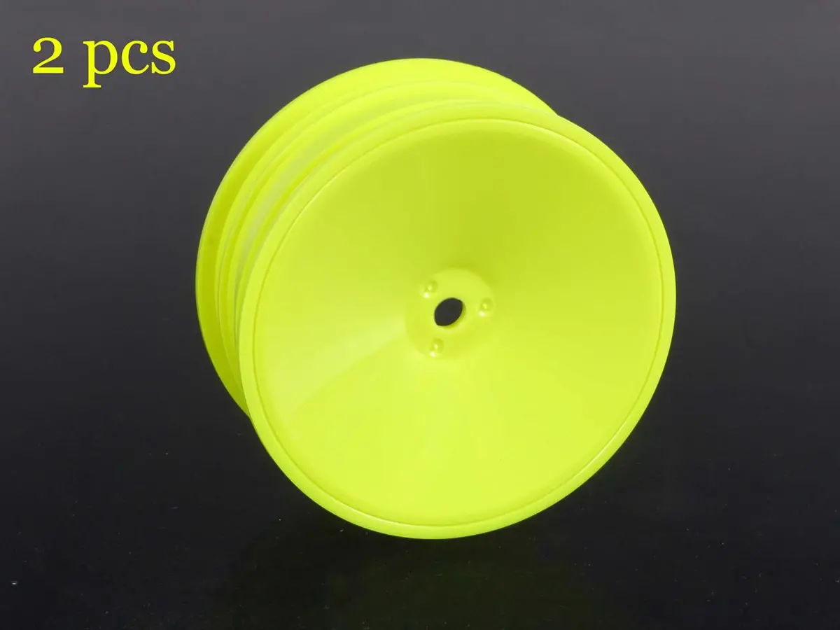 B2901y 2Wd Front Wheels 2.2In 12Mm Hex (Yellow) Msb1 1